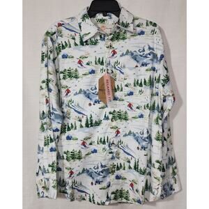 Free Planet Men's Cotton Thermal Ski Shirt size small men